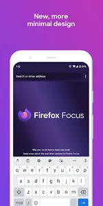 Firefox Focus: No Fuss Browser screenshot 0