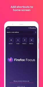 Firefox Focus: No Fuss Browser screenshot 4