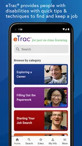 eTrac 3 Just-in-Time Learning screenshot 0