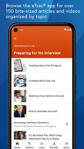 eTrac 3 Just-in-Time Learning screenshot 1