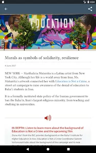 Bahá’í World News Service (BWN screenshot 6