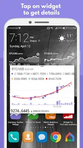 Cryptocurrency Widget screenshot 1