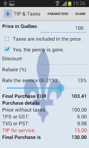 Tip, Taxes & Share screenshot 0