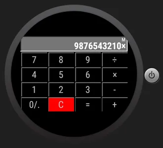 腕時計の電卓 screenshot 2