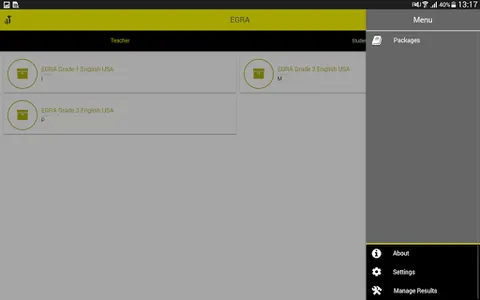 OpenEMIS EGRA screenshot 6