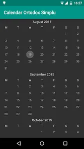 Calendar Ortodox Simplu screenshot 3