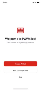 PGWallet screenshot 1