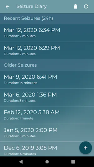 RADAR active RMT for Epilepsy screenshot 0