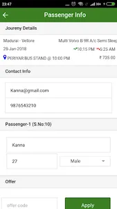 Poojaa Travels screenshot 4