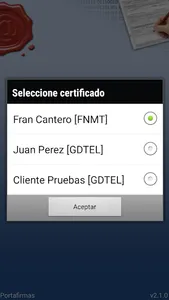 Portafirmas screenshot 1