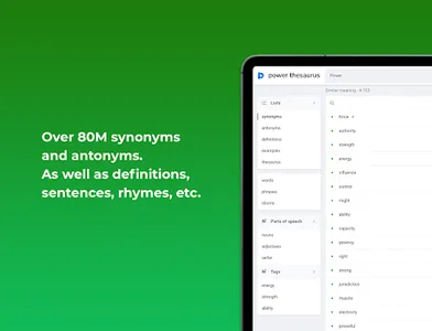 Power Thesaurus screenshot 5