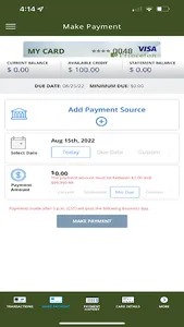 Princeton Federal CU Cards screenshot 2