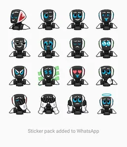 Promobot Stickers by Smartbot screenshot 0