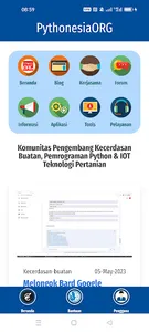 Komunitas PythonesiaORG screenshot 1