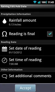 Rainlog Data Logging Tool screenshot 1