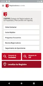 Registradores de España screenshot 0