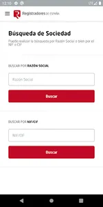 Registradores de España screenshot 2