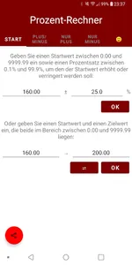 Einfacher Prozent-Rechner screenshot 0