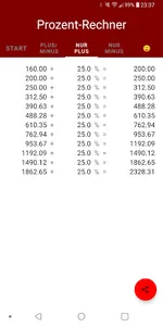 Einfacher Prozent-Rechner screenshot 2