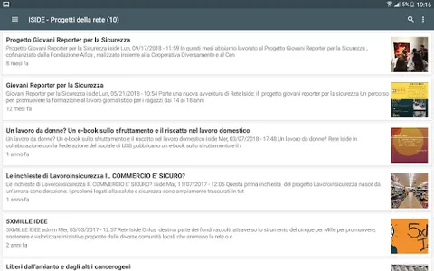 Rete Iside onlus (Notizie) screenshot 9