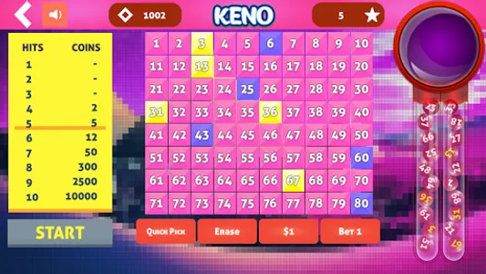 Keno Cleopatra screenshot 8