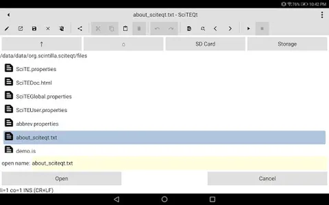 SciteQt Text Editor screenshot 17