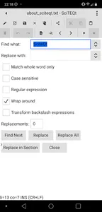 SciteQt Text Editor screenshot 6