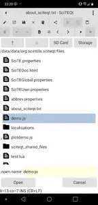 SciteQt Text Editor screenshot 7