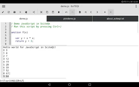 SciteQt Text Editor screenshot 9