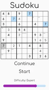Sudoku screenshot 0