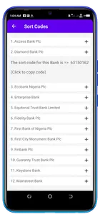 Nigeria Bank Codes screenshot 0