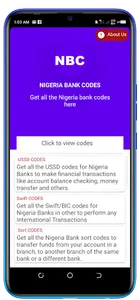 Nigeria Bank Codes screenshot 2