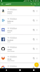 andOTP - OTP Authenticator screenshot 0
