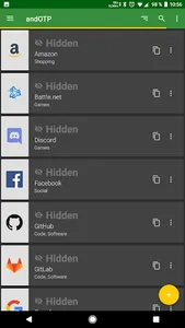 andOTP - OTP Authenticator screenshot 3