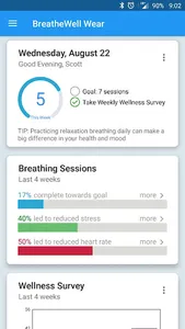 BreatheWell Wear screenshot 0