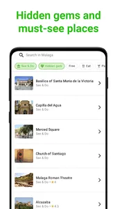 Malaga Tour Guide:SmartGuide screenshot 1