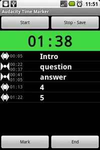 Time Markers for Audacity screenshot 0