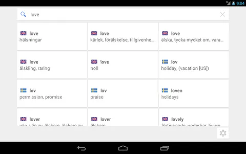 Offline Swedish-English Dict screenshot 4