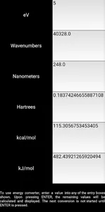 Spectrochemical Energy Convert screenshot 1