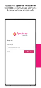 Spectrum Health Home Exercises screenshot 0