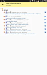Semantikos-WordNet screenshot 12