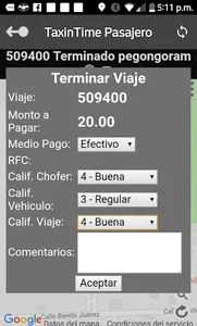 Pasajero TaxinTime screenshot 6