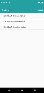 Trakapp screenshot 2