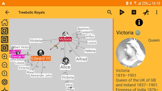 Treebolic Royals screenshot 7
