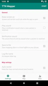 TTN Mapper screenshot 1