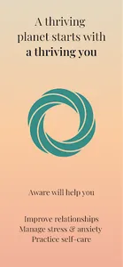 Aware: Mindfulness & Wellbeing screenshot 0