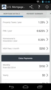 U.S. Mortgage Calculator screenshot 1