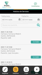 Vitalisapp screenshot 2