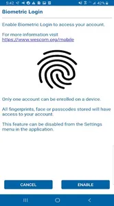 Wescom Credit Union Mobile screenshot 1