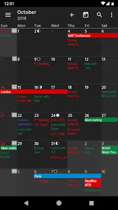 aCalendar - your calendar screenshot 2